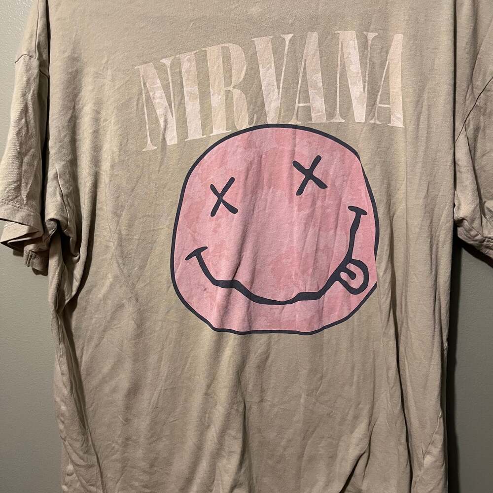 American Eagle Outfitters Nirvana Oversized Graphic Tee